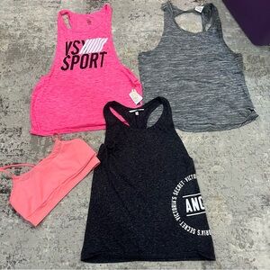 VS Sport Tank Tops and Sports Bra Bundle Set